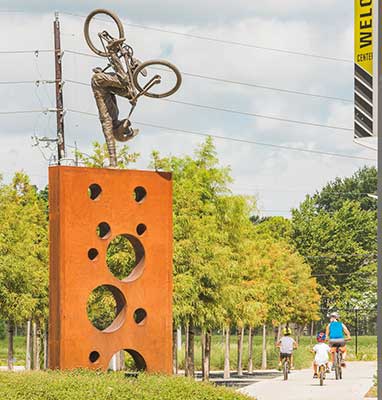 Hardscape project at BMX Park (Photo: Yellowstone Landscape)