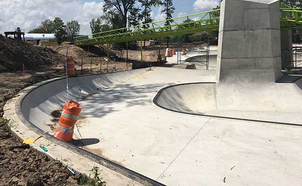 Hardscape project at BMX Park (Photo: Yellowstone Landscape)