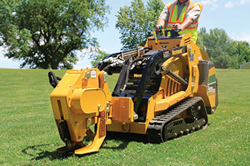 Mini skid-steer with attachment (Photo: Vermeer)
