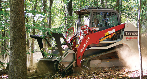Machine using attachment (Photo: Takeuchi-U.S.)