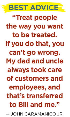 Best advice from John C. Caramanico (Screenshot: LM Staff)