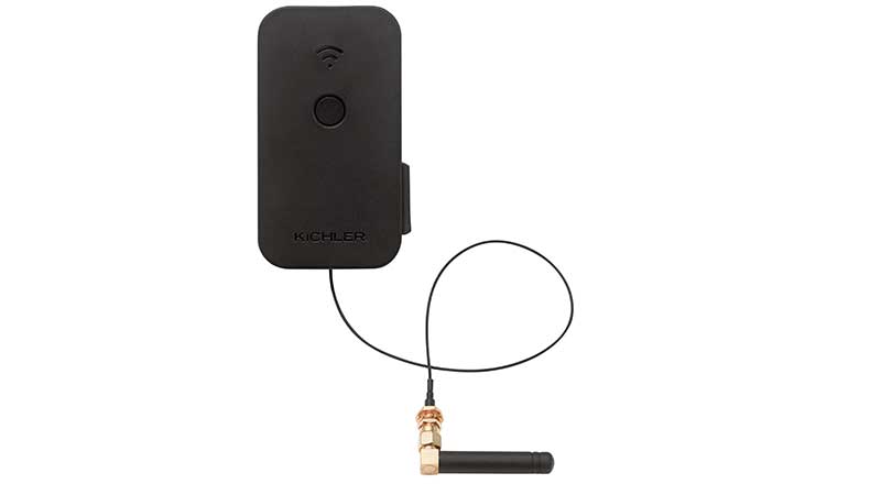 Kichler's new Smart Control Timer for outdoor lighting can be paired with the company's Connects app. (Photo: Kichler Lighting)