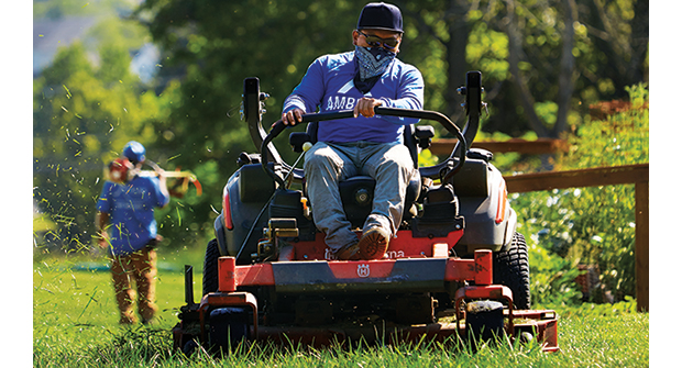 Zero-turn mowers serve as the workhorses of mower fleets due to their high productivity. (Photo: Matthew Bender)