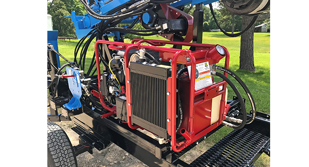 Lone Star Drills soil sampling drill featuring Honda engines (Photo: Lone Star Drills)