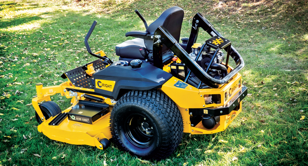 High-horsepower engines allow landscape pros to complete more work with fewer people. (Photo: Wright Manufacturing)