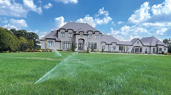 Irrigation project in St. Louis (Photo: Jon Lauer, Professional Irrigation Systems)