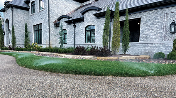 Irrigation project in St. Louis (Photo: Jon Lauer, Professional Irrigation Systems)