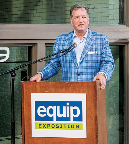 — Dan Ariens, chairman and CEO of the Ariens Co., and Equip Exposition show chairman (Photo: Allie Filley)
