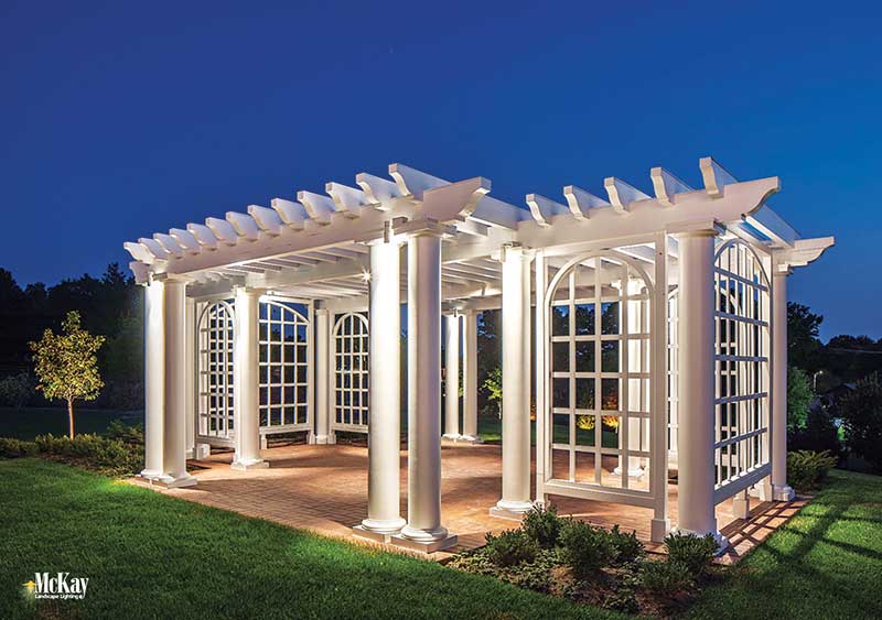 Make it last: Choosing lighting products that can withstand the elements is a must. (Photo: McKay Landscape Lighting)