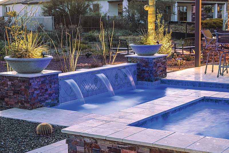 Keep it simple: Add new lighting products bit by bit, based on what clients say they want. (Photo: California Pools and Landscape)
