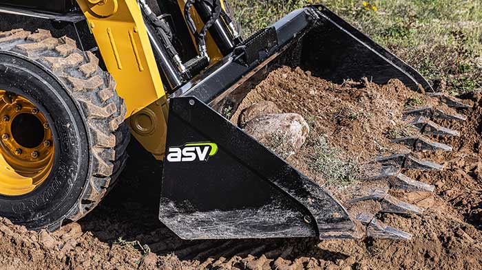 ASV has added branded attachments compatible all its equipment, including the company's compact track loaders and skid-steers. (Photo: ASV Holdings)