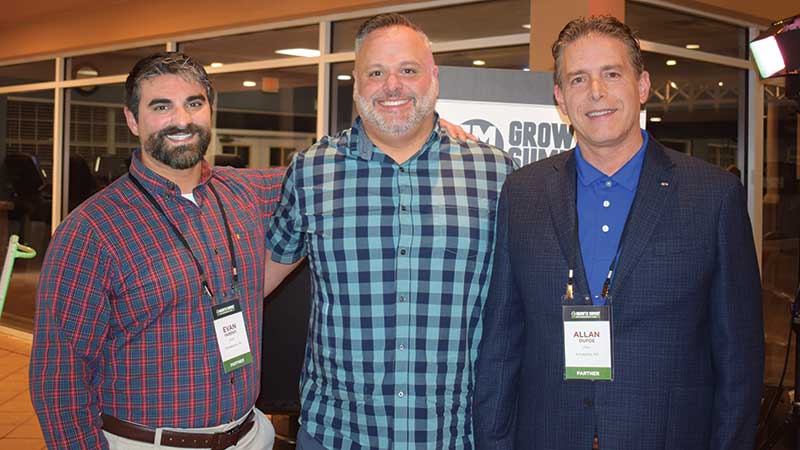 Mike Stephan, owner of Ultralawn in Euclid, Ohio, drove away from the LM Growth Summit in a new Ford F150 that he won as part of FMC celebrating 25 years of its Talstar product. (Photo: LM Staff)