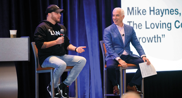 Haynes shared with attendees how he took his business from $0 revenue to $100 million in less than 20 years. (Photo: Jeffrey Scott)