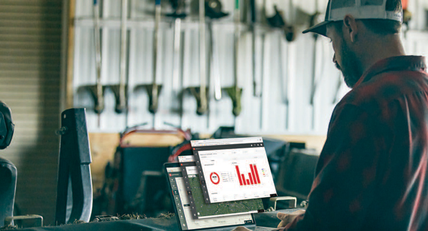 The integrated business management software helps landscape contractors work smarter, not harder. (Photo: Exmark)