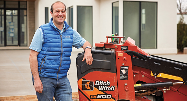 After dreaming of a landscaping career during his college years, Nate Negrin has achieved his goal. (Photo: Rusty Williams)