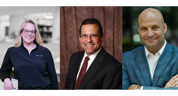 RISE executive committee includes newly elected Chair, Karen Larson (left), Vice Chair, Jose Milan (middle) and Blaine Pinkerton continues his term as treasurer (right). (Photos courtesy of RISE)