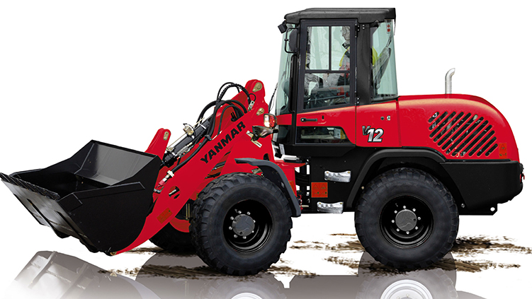 Yanmar's V12 compact wheel loader features a Deutz diesel engine that is also Tier 4 Final compliant. (Photo: Yanmar)