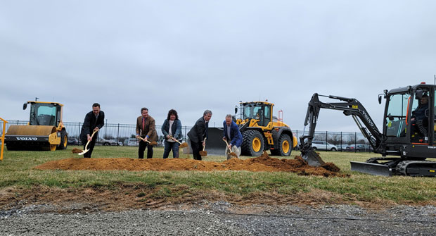 Volvo CE broke ground on their new North American Technician Training Center in Shippensburg, Pa. (Photo: Volvo CE).