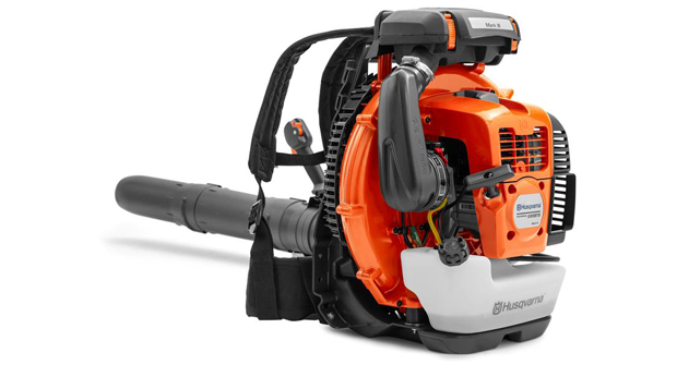 The 580 backpack blower provides 15 percent more blowing force than the previous model. (Photo: Husqvarna)