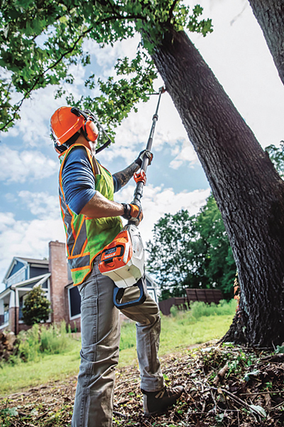 Steve Wilcox with Stihl says pros can look for new equipment introductions this year that are lighter with more power. (Photo: Stihl)