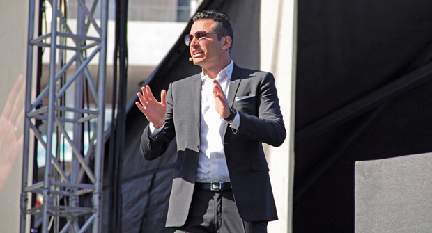 “The trades are massive, critical and it’s growing … and it’s comprised of the best group of people I know,” said Ara Mahdessian, CEO and co-founder of ServiceTitan. (Photo: LM Staff)