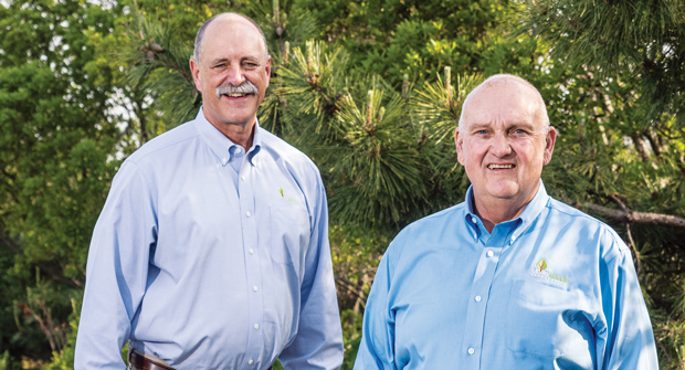 Doug Delano (left) and Bill Hardy founded Level Green in 2002 and haven’t looked back. (Photo: TonyVentourisPhotography.com)
