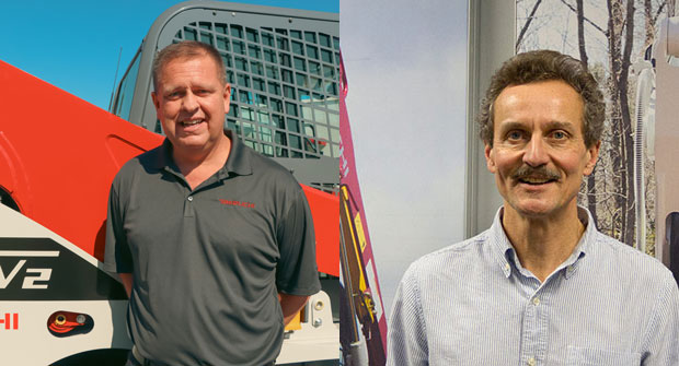 Carl Strickels (left) and Mark Barndollar(right)(Photo: Takeuchi-US)