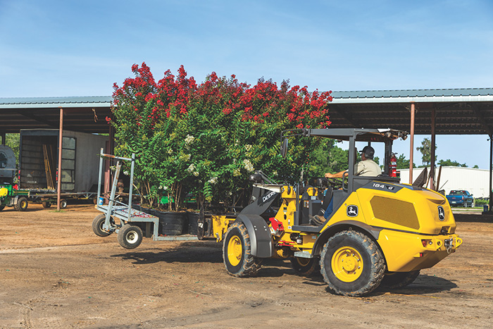 John Deere G-tier compact wheel loader