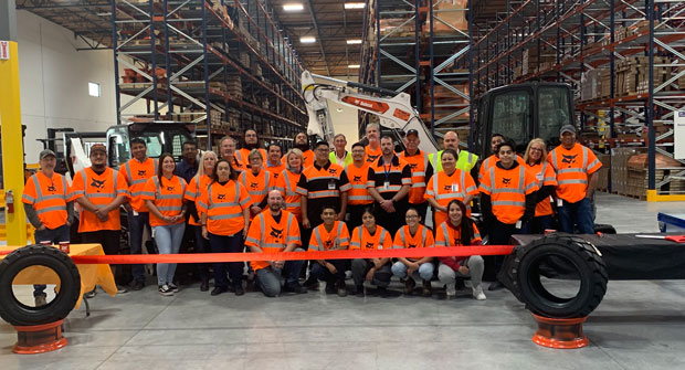 Team members at Bobcat's new Reno, Nev., Aftermarket Parts Distribution Center (Photo: Bobcat)