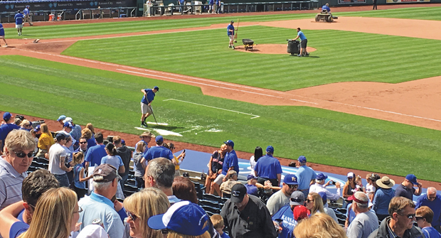 Both Brummel and Taussig fondly recall games at Kauffman Stadium, home of the Kansas City Royals. (Photo: LM Staff)