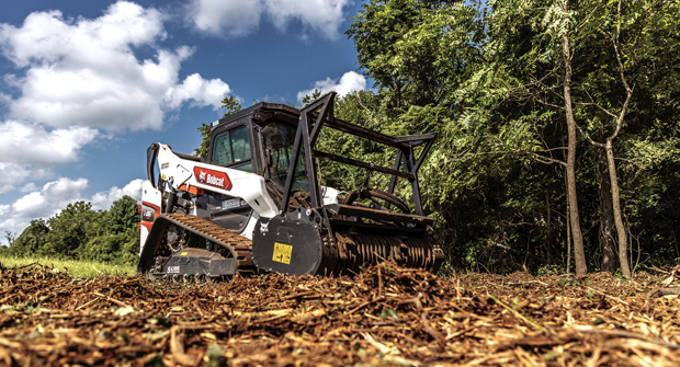 The T86 delivers more usable engine and hydraulic horsepower than ever before with 105 hp and 3,800 lbs. rated operating capacity. (Photo: Bobcat)