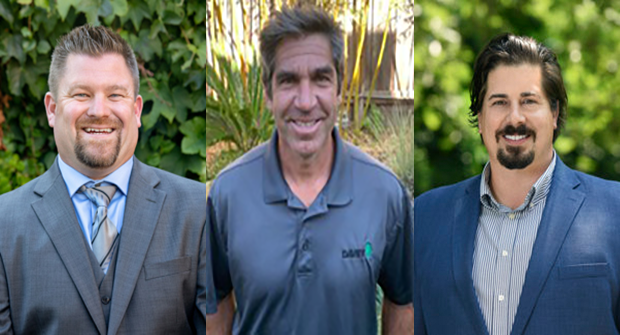 Travis Evans (left), Jeremy Nama (center) and Brian Baker. (Photo: Davey Tree Expert Co.)
