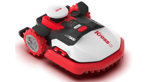 The mowers feature collaborative technology allowing multiple mowers can work together to reduce overall mowing time in extremely large areas. (Photo: Kress)