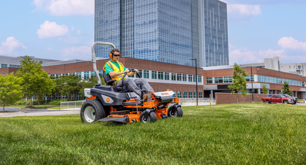 The new zero-turn's from Stihl offer a variety of options for professional landscapers. (Photo: Stihl)