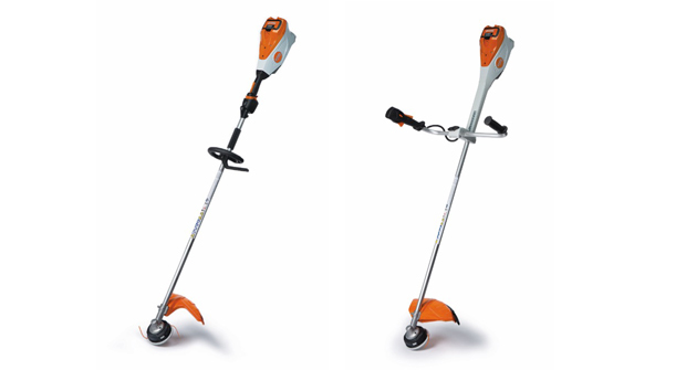 The new battery-powered trimmers from Stihl offer strong cutting performance and are comparable in weight to the company's gas-powered units. (Photo: Stihl)