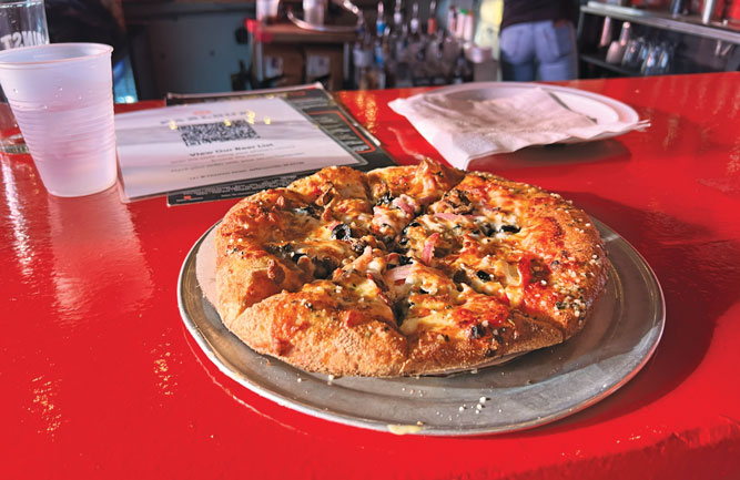 A walk across the Big Four Bridge and a pizza from Parlour in Jeffersonville, Ind., has become a post-show tradition for LM EIC Seth Jones. If you have time to kill before your flight home following Equip Expo next year, you know where to find him — drinks are on him. (Photo: Seth Jones)