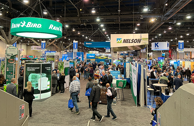 Irrigation professionals, manufacturers and distributors flocked to Las Vegas for the annual Irrigation Show and Education Week. (Photo: LM Staff)