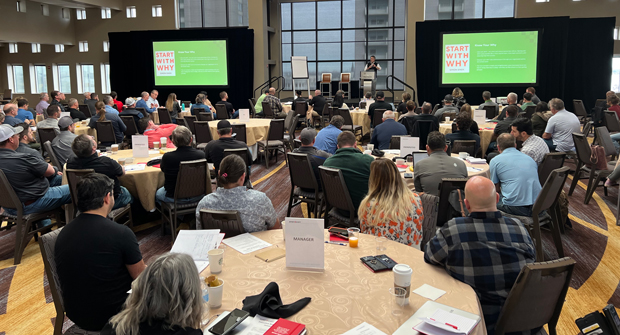 Keith Freeman, CEO of the Green Group, Raleigh, N.C., encouraged attendees to ‘know their why’ and make sure their employees understand the goals of the company and why those are the goals. (Photo: LM Staff)