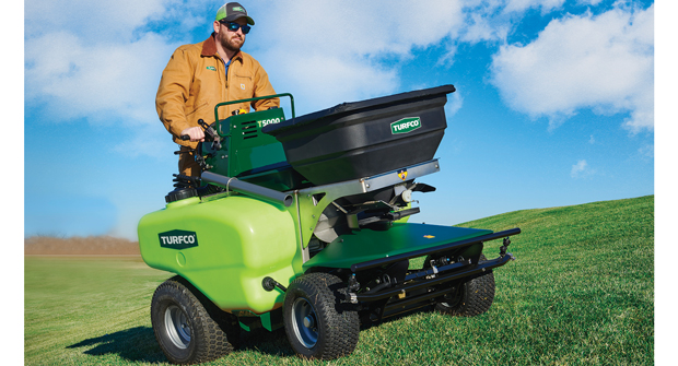 If objects get stuck in the tank system or if an operator leaves products in the tank for an extended amount of time, it will shorten the life of the pump and filters. (Photo: Turfco)