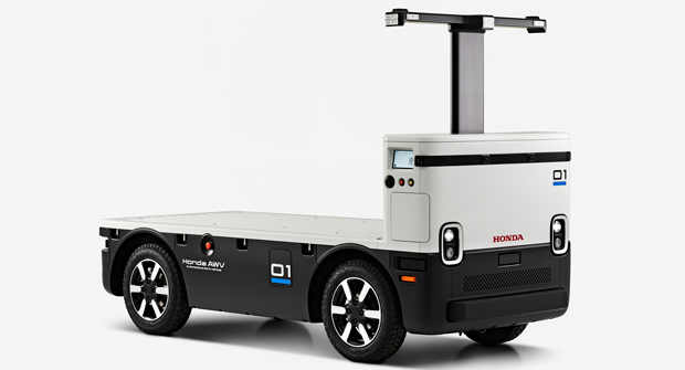 According to the company, new capabilities of the AWV include more pallet capacity, payload, and enhanced obstacle detection. (Photo: Honda)
