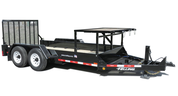Pros need to know how much hauling power their truck has before purchasing a trailer. (Photo: Felling Trailers)