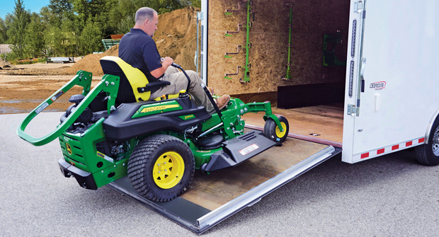Enclosed trailers can offer professionals a safe place to store equipment. (Photo: Bravo Trailers)