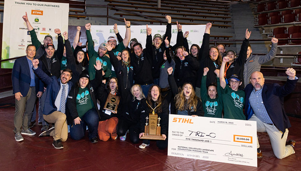 At the 2023 NCLC Tri-C secured their first-ever first-place victory. (Photo: Philippe Nobile Photography/National Association of Landscape Professionals)