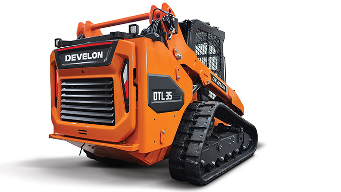 The new Develon DTL35 is a 116-horsepower compact track loader. (Photo: Develon)