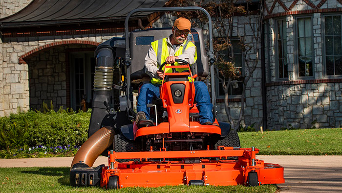 Kubota's new F3710 commercial front-mount mower comes in 60-inch and 72-inch decks. (Photo: Kubota)