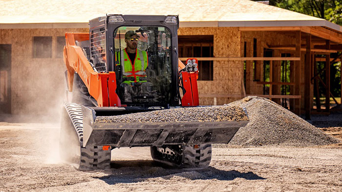Kubota's new SVL75-3 is the company's latest compact track loader with performance upgrades. (Photo: Kubota)