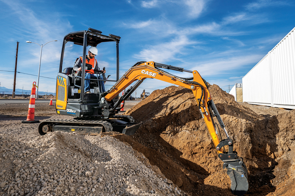 While electrification of compact equipment is still a work in progress, equipment manufacturers say the technology is rapidly improving. (Photo: Case)