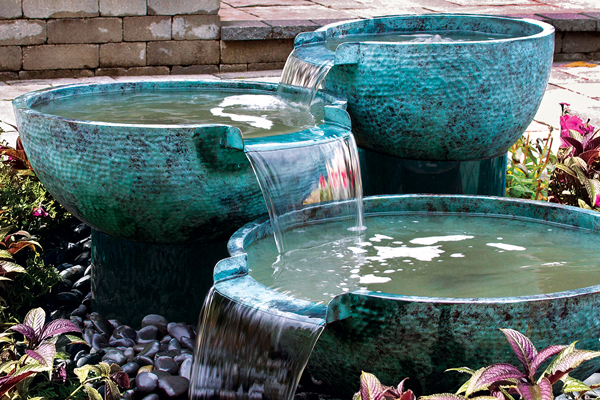 Water features are a great way to retain customers over time, experts say. (Photo: Blue Thumb)