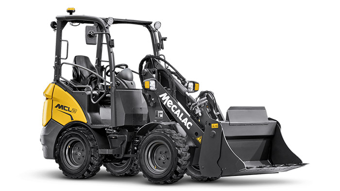 Mecalac's new compact loaders offer performance capabilities in the size of a skid-steer. (Photo: Mecalac)