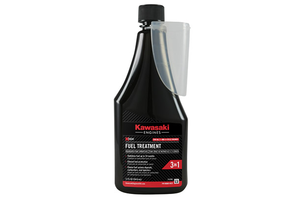 Kawasaki Engines' new 3-in-1 fuel treatment is designed for 2-cycle and 4-cycle engines. (Photo: Kawasaki Engines)
